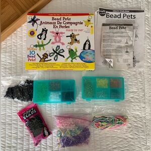 Bead Pets Activity Made by Me Create Your Own Keychain Backpack Clip Boy Girl 6+